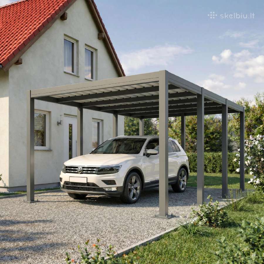 Automobilių stoginės 1-2 auto. - nuotraukos Nr. 6