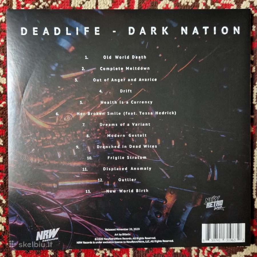 Deadlife - Dark Nation / Vinyl 2lp on Purple & Ora - nuotraukos Nr. 3