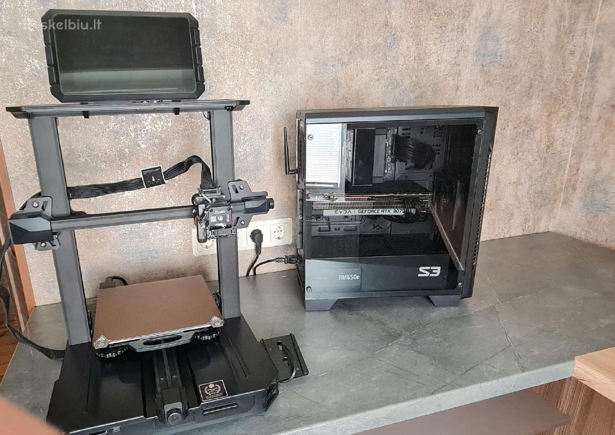 Rtx3070 Pc + Ender 3 S1 Pro (Sonic Pad) + Anycubic - nuotraukos Nr. 3
