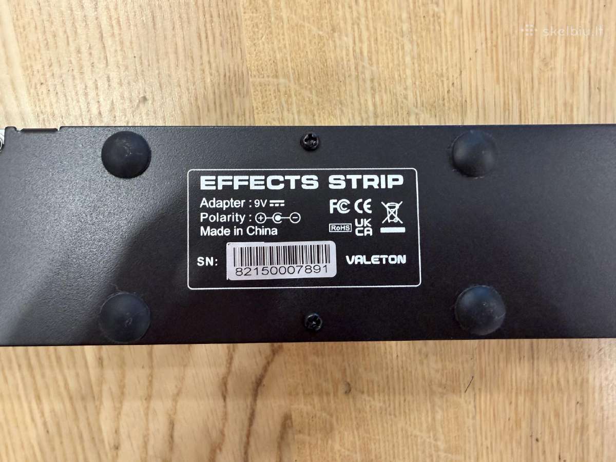 Pedalas Valeton Effects Strip Dapper Indie - nuotraukos Nr. 3