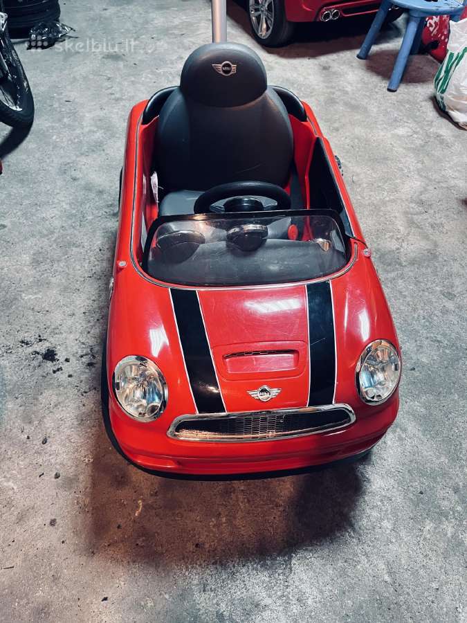 Vaikiška stumdoma mašinėlė Mini Cooper S