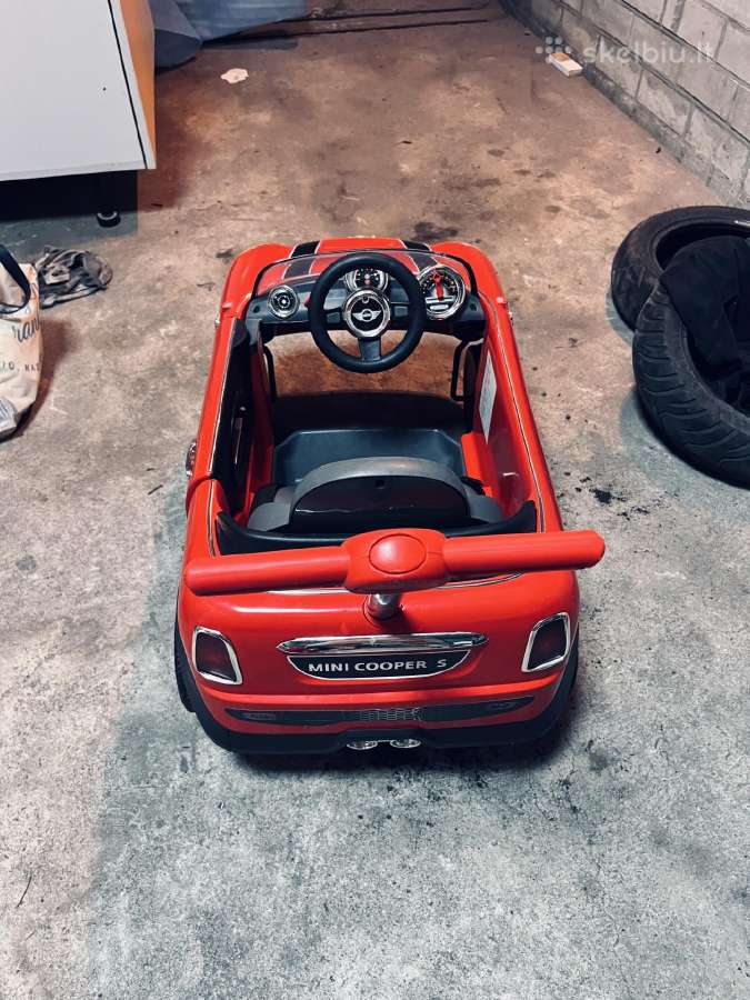 Vaikiška stumdoma mašinėlė Mini Cooper S - nuotraukos Nr. 2