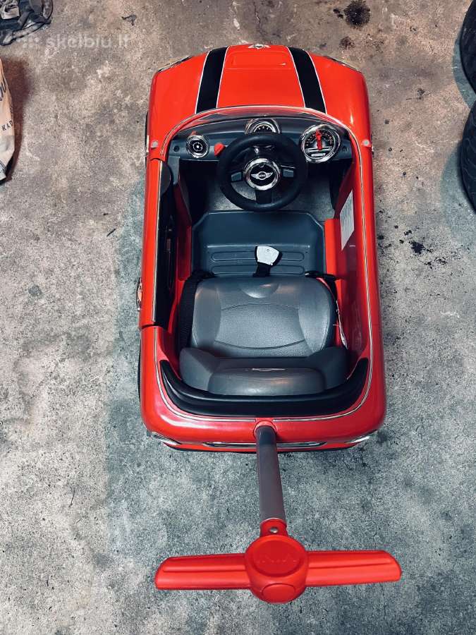 Vaikiška stumdoma mašinėlė Mini Cooper S - nuotraukos Nr. 3