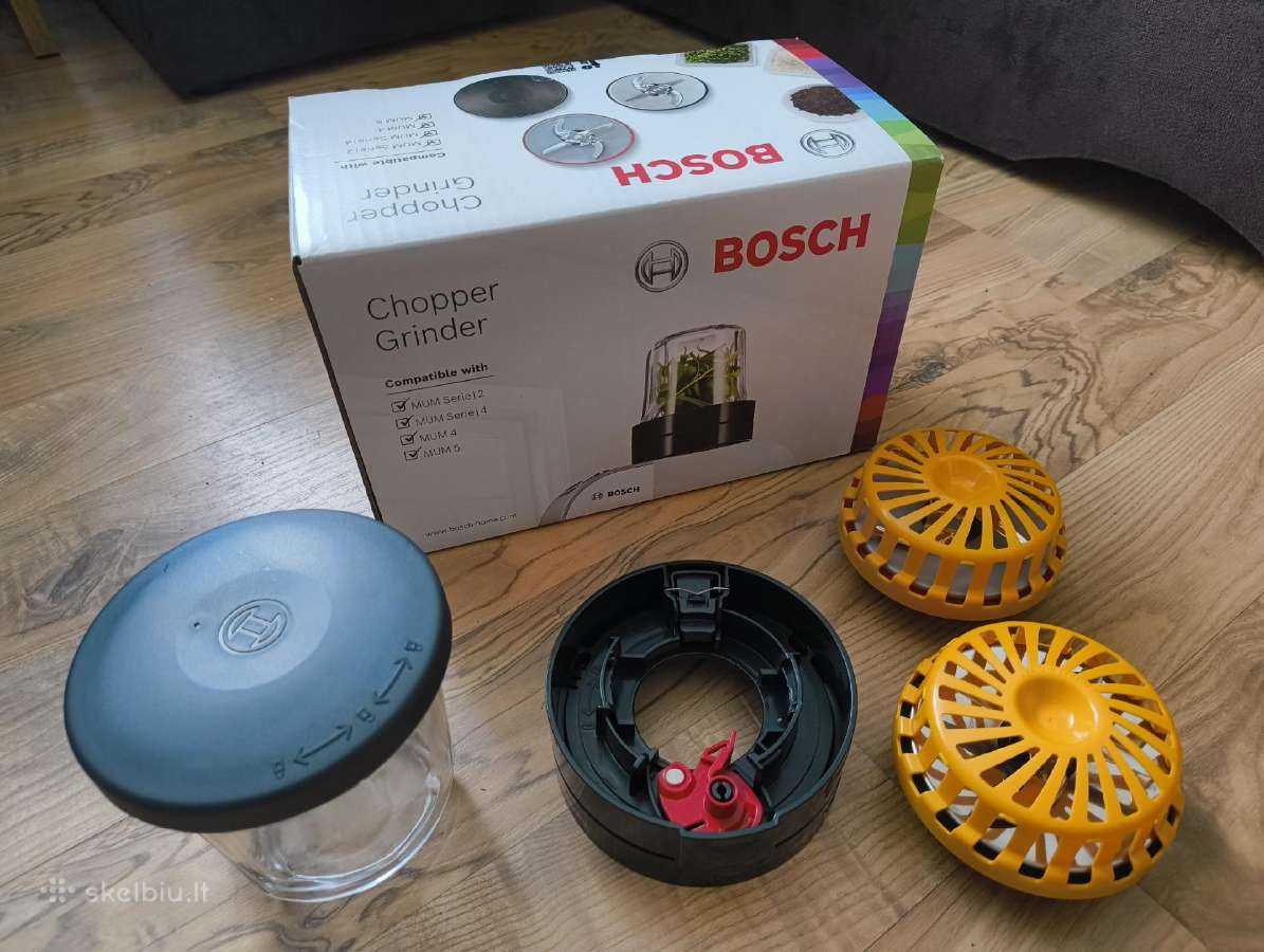 Bosch Muz45xcg1 trifunkcis grūstuvas smulkintuvas - nuotraukos Nr. 4