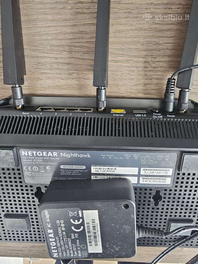 WiFi routeris Netgear R7000 - nuotraukos Nr. 2