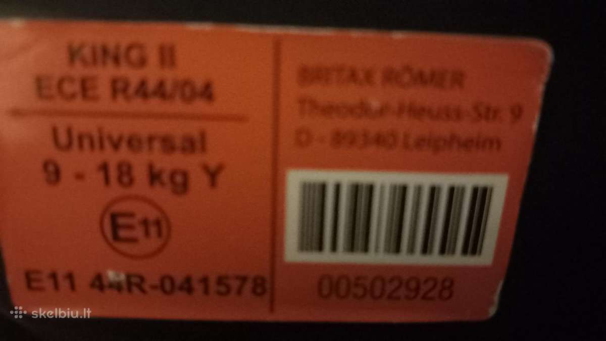 Vaikiška autokiedute Britax Romer.Vilnius - nuotraukos Nr. 6