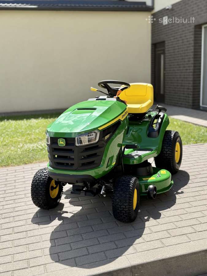 John deere x107 Geriausia kaina! - nuotraukos Nr. 2