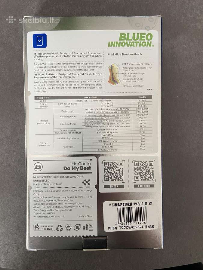 Apsauginis stiklas iPhone 11 pilnas - nuotraukos Nr. 2
