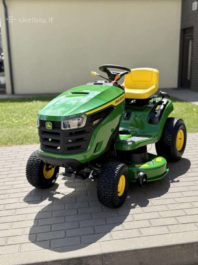 Sodo traktoriukas John Deere X107 .Akcija. - nuotraukos Nr. 2