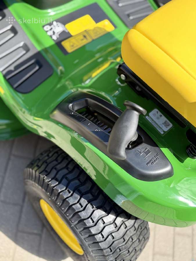 Sodo traktoriukas John Deere X107 .Akcija. - nuotraukos Nr. 6