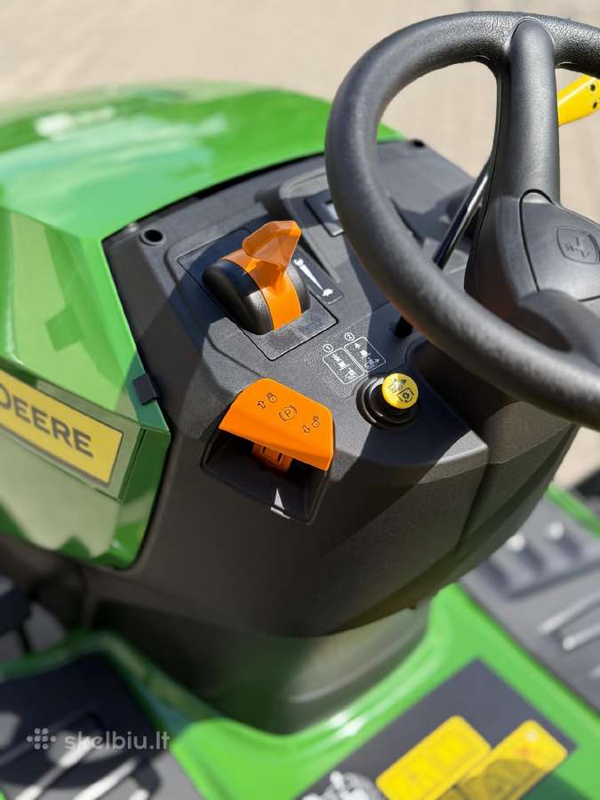 Sodo traktoriukas John Deere X107 .Akcija. - nuotraukos Nr. 7