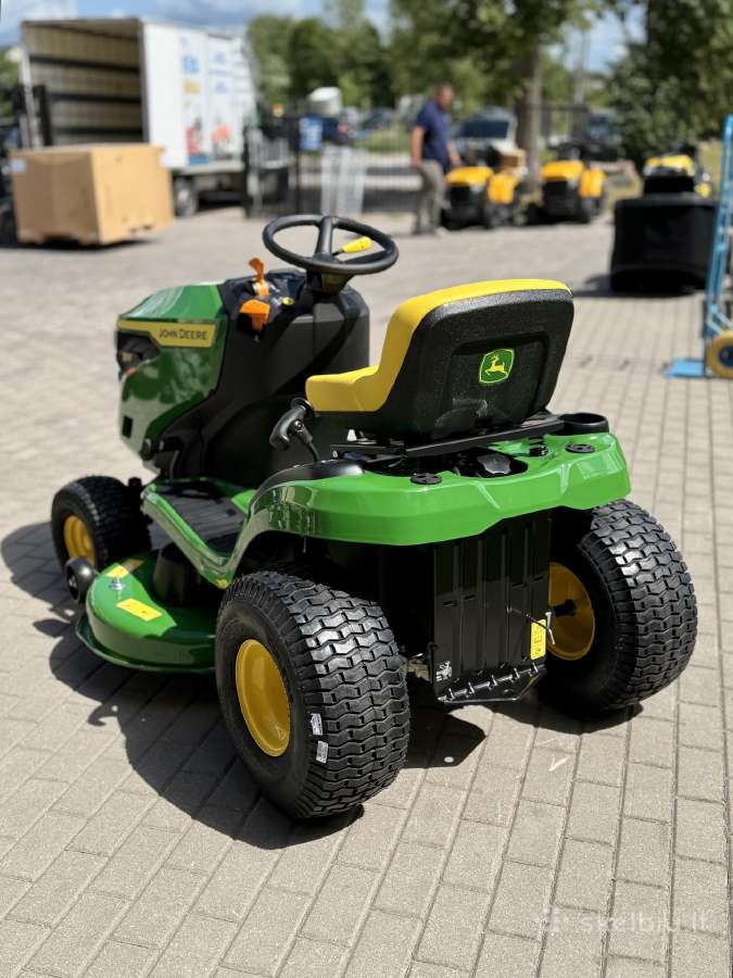Sodo traktoriukas John Deere X107 .Akcija. - nuotraukos Nr. 13