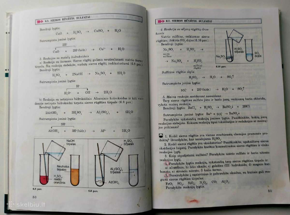 Vadovėlis chemijos 10 kl. - nuotraukos Nr. 2