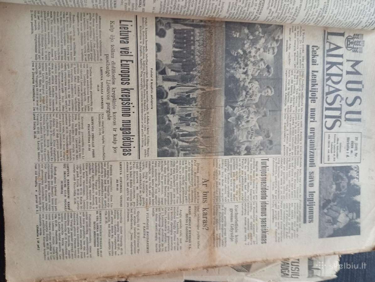 Antikvariniai laikraščiai - nuotraukos Nr. 6
