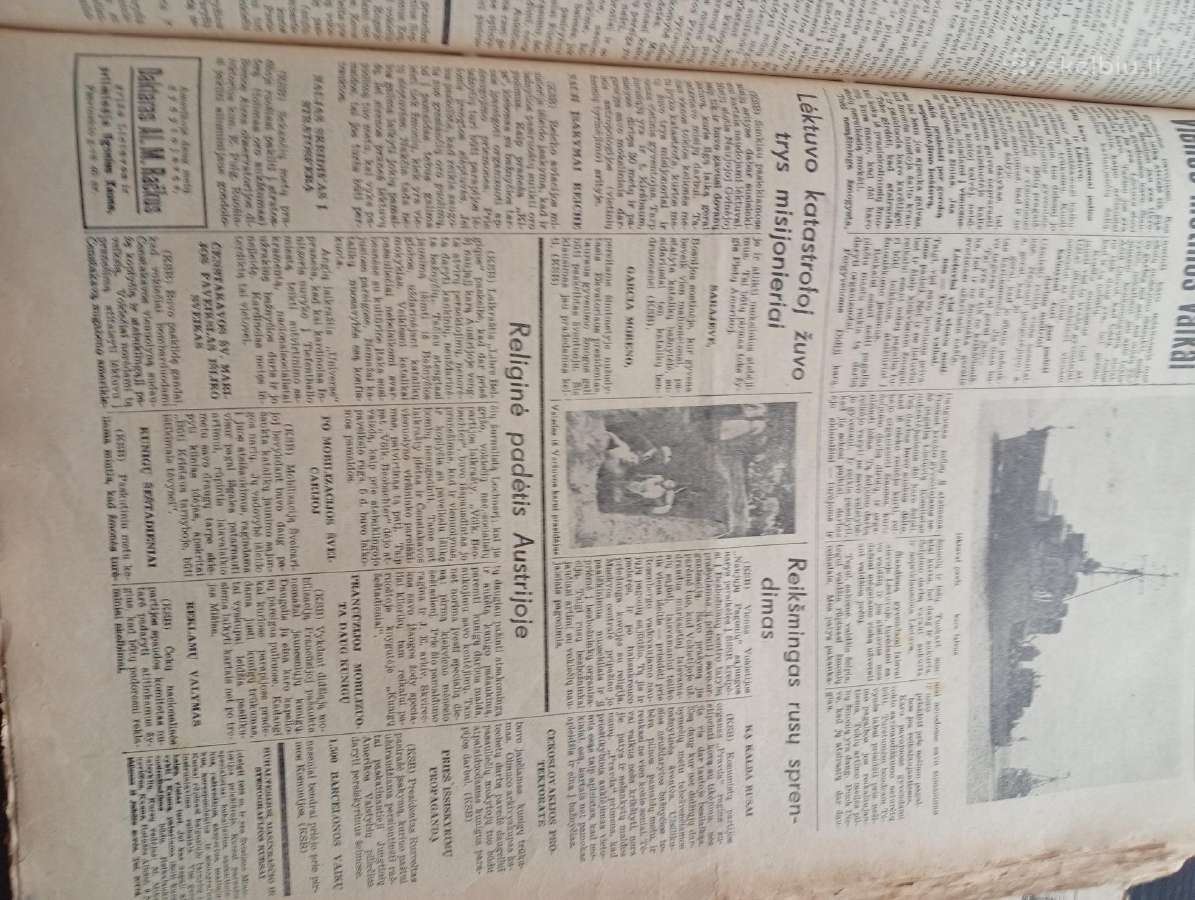 Antikvariniai laikraščiai - nuotraukos Nr. 8