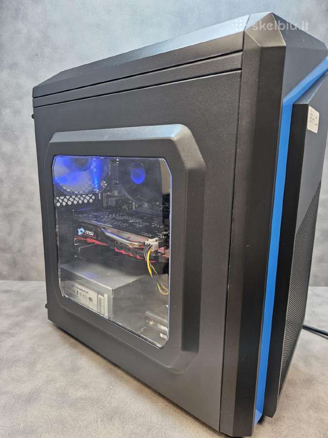 Žaidimų kompiuteris/i7-3/256ssd+500hdd/16r/gtx1050 - nuotraukos Nr. 3