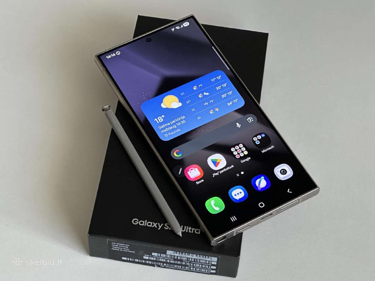 Parduodu Samsung Galaxy S24 Ultra 512gb Titanium
