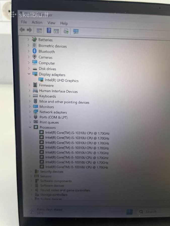 Hp Elitebook x360 1030 G7 i5-10310 8gb 256gb SSD - nuotraukos Nr. 7