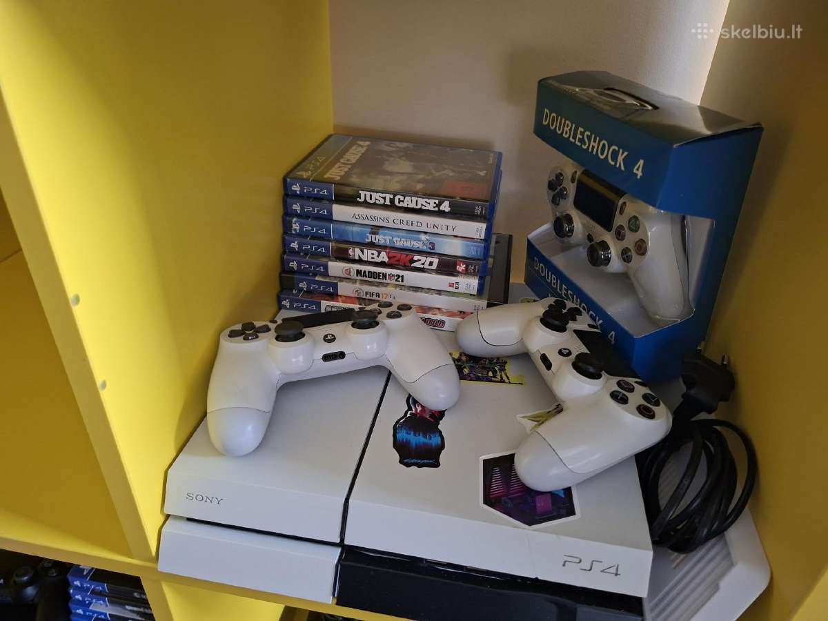 Ps4 rinkinys.balta isskirtinė
