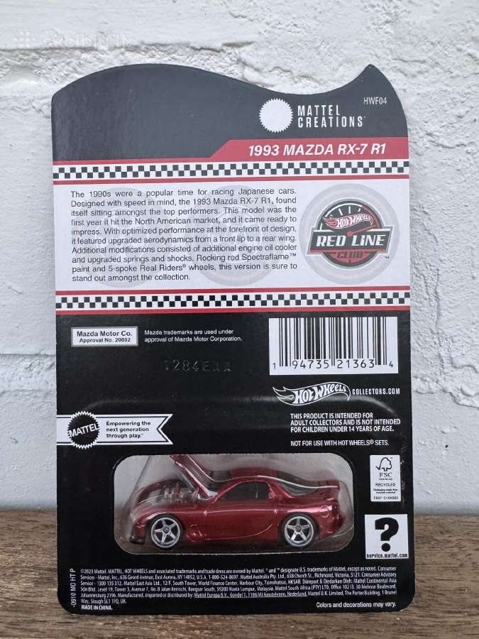 Hot wheels Rlc Mazda rx-7 ir Ford Mustang - nuotraukos Nr. 11