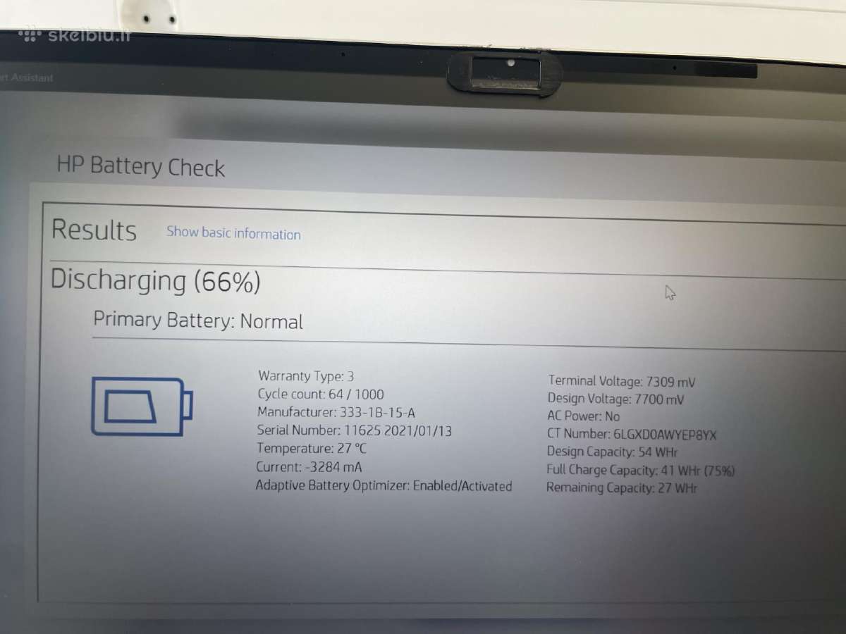 Hp Elitebook x360 1030 G8 i5-1135g7 8gb 256gb SSD - nuotraukos Nr. 10