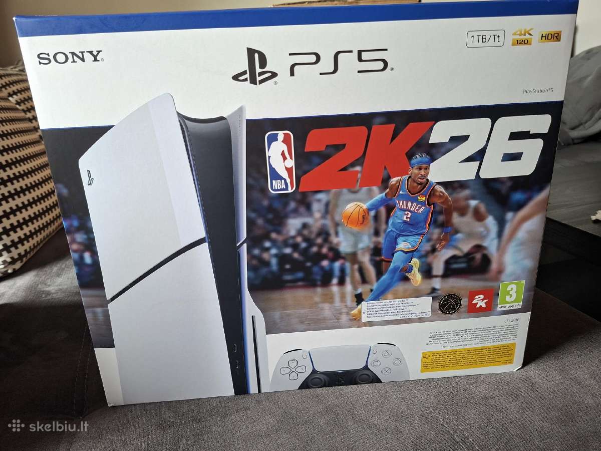 Ps5 slim diskinė Nauja.garantija