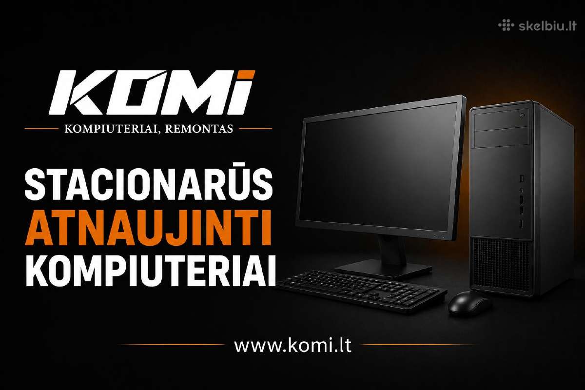 Stacionarūs Atnaujinti Kompiuteriai Panevėžyje