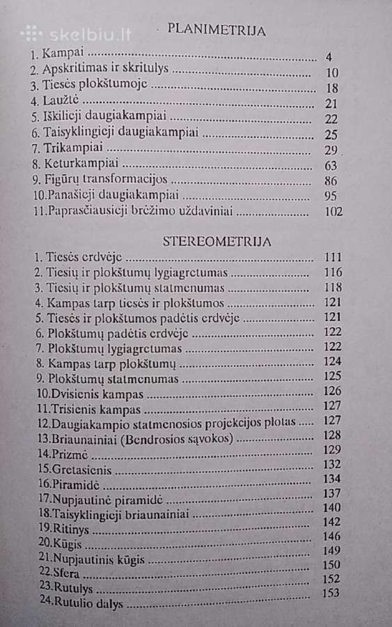 Geometrijos žinynas moksleiviams - nuotraukos Nr. 3