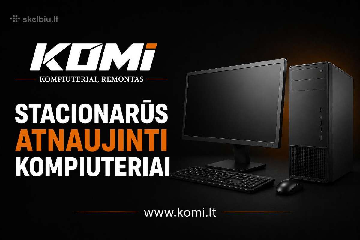 Stacionarūs Atnaujinti Kompiuteriai Zarasuose