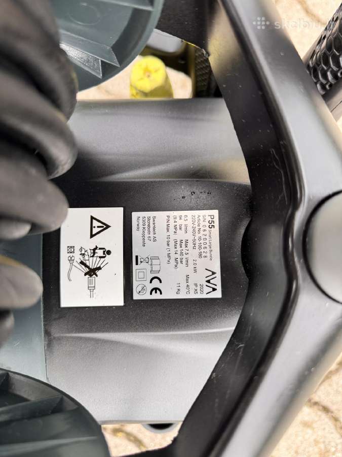 AVA Smart P55 aukšto slėgio plovykla - nuotraukos Nr. 2