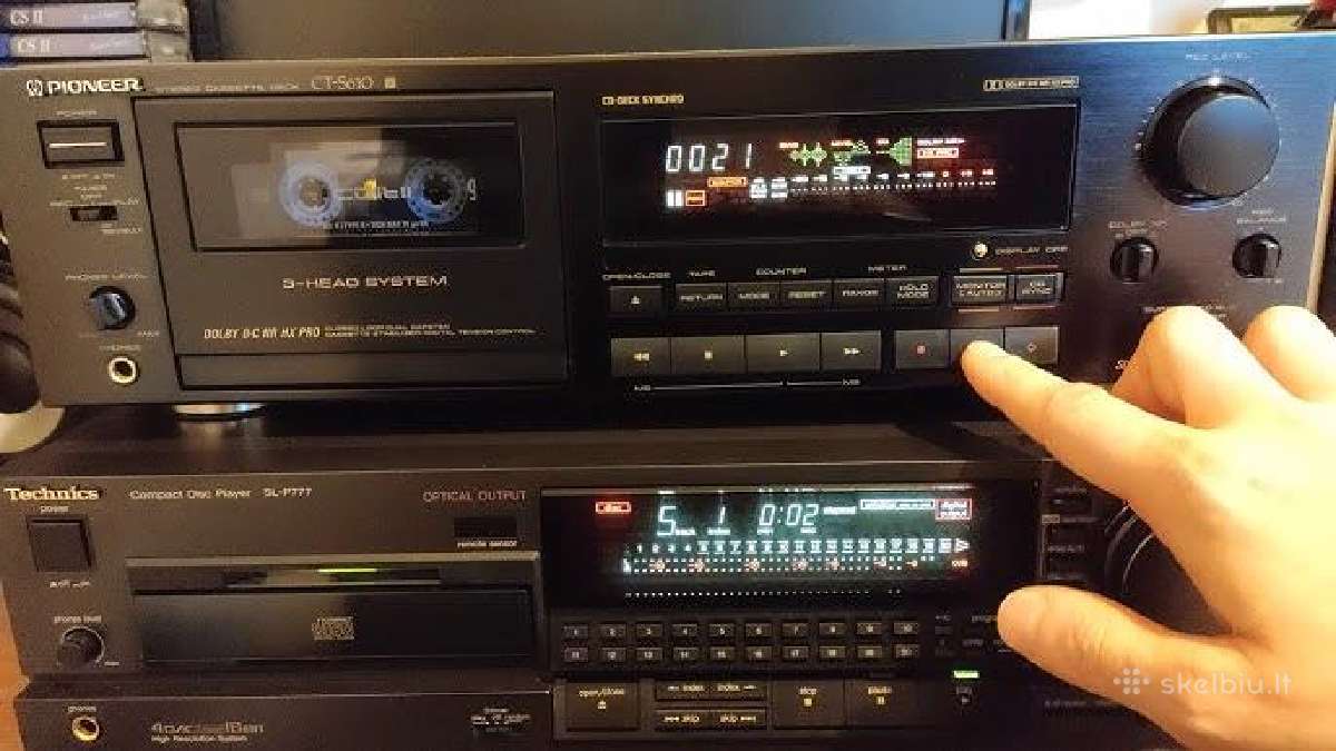 Denon Drs-810,luxman, Technics, Telefunken Mc-1. - nuotraukos Nr. 29