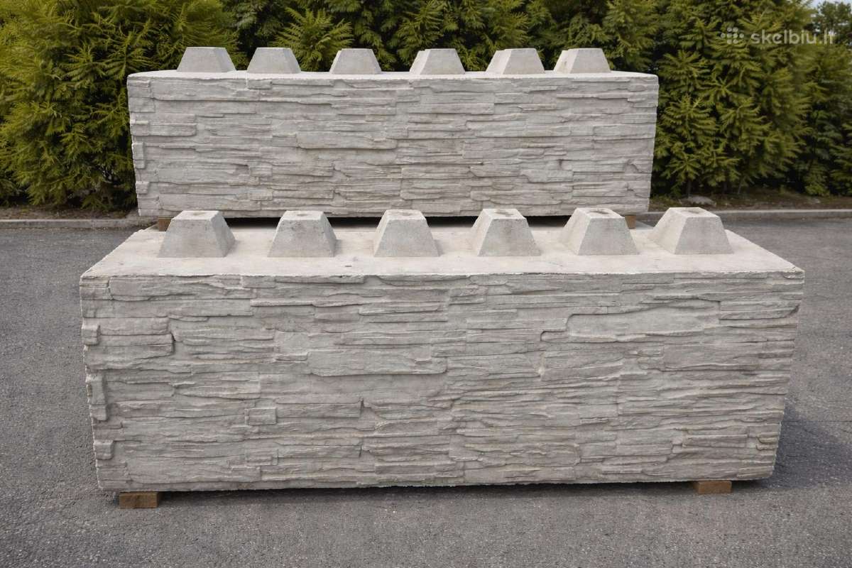 Betoniniai blokai moduliniai lego tipo blokas - nuotraukos Nr. 6