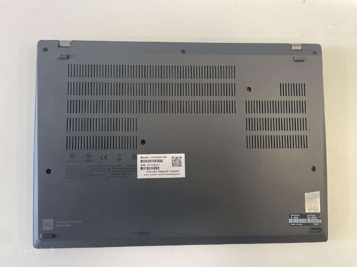 Lenovo Thinkpad T14 Gen3 i5-1245u 256gb SSD 16gb - nuotraukos Nr. 6