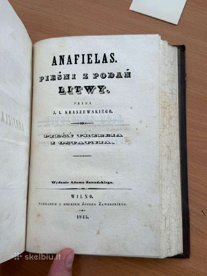 Anafielas Kraszewskiego 1-3 piešn. - nuotraukos Nr. 3