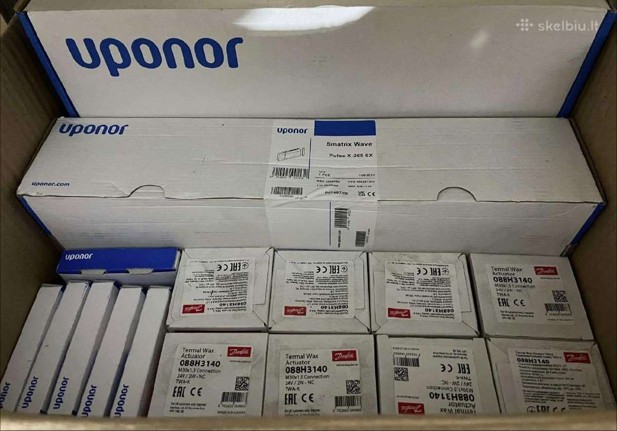 Grindų valdiklis Uponor Pulse x-265 + R-208 6x
