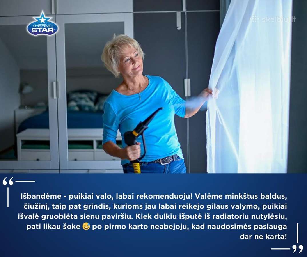 Galingo garų valytuvo Thermostar nuoma - nuotraukos Nr. 11