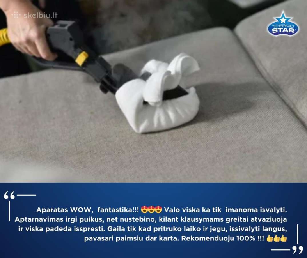 Galingo garų valytuvo Thermostar nuoma - nuotraukos Nr. 13