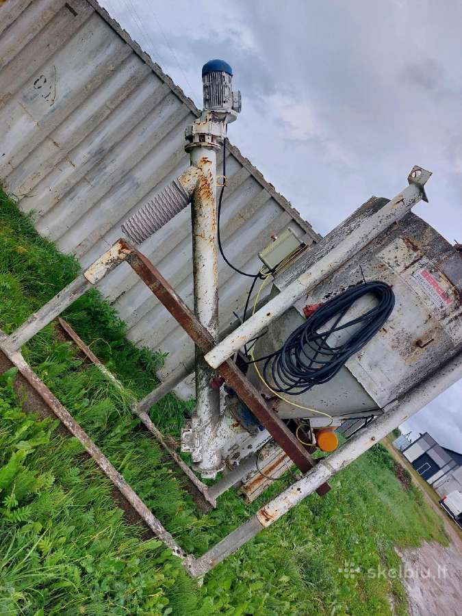 Maišymo silosas su sraigtu ir elektros varikliu Be - nuotraukos Nr. 2