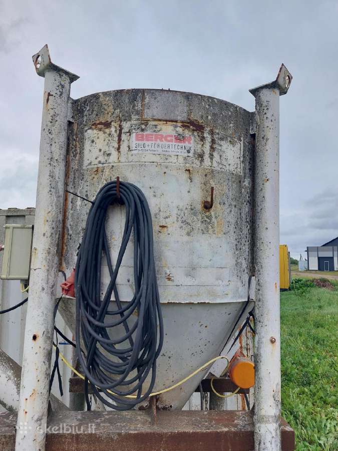 Maišymo silosas su sraigtu ir elektros varikliu Be - nuotraukos Nr. 3