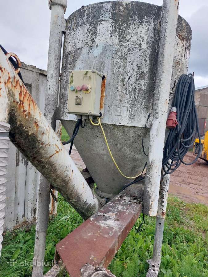 Maišymo silosas su sraigtu ir elektros varikliu Be - nuotraukos Nr. 4