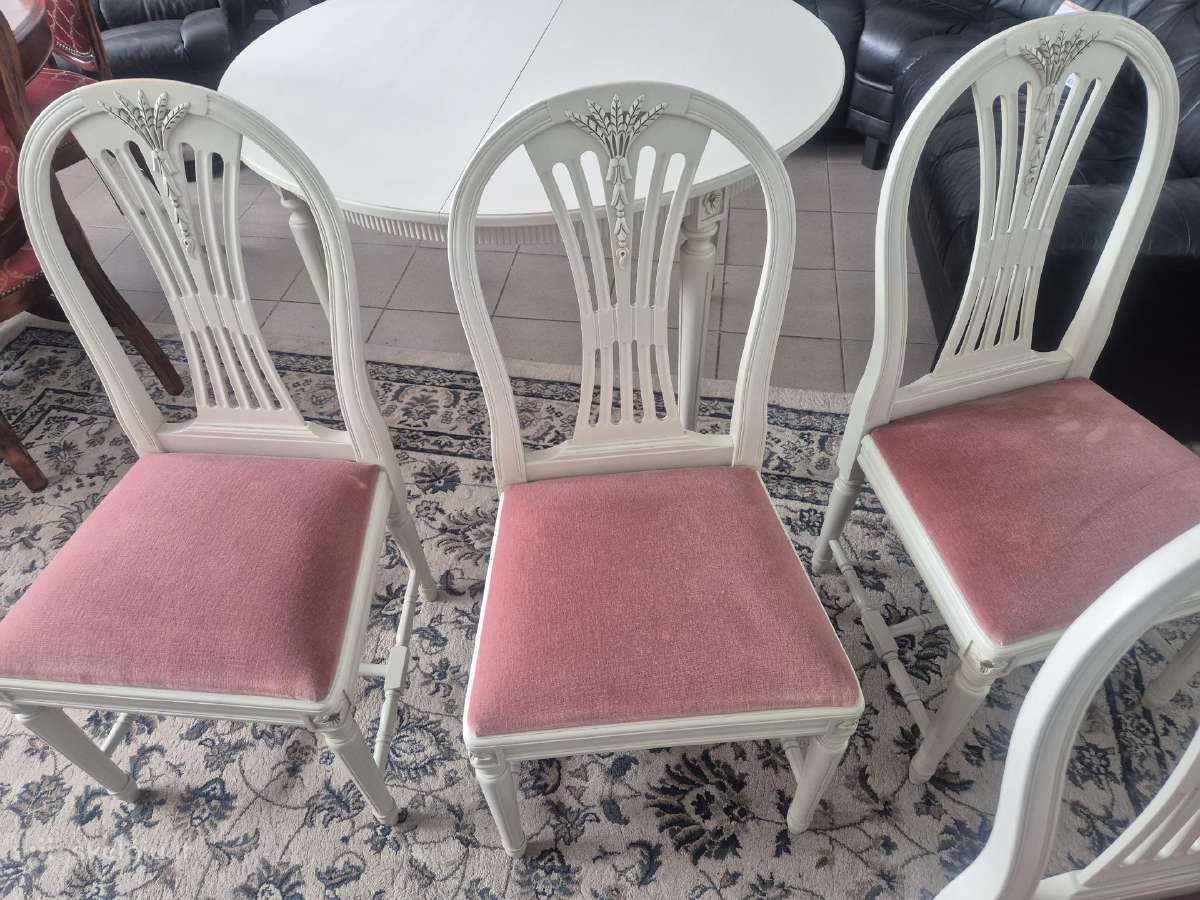 Prabangus stalas + 4 prabangios kėdės už gerą kain - nuotraukos Nr. 10