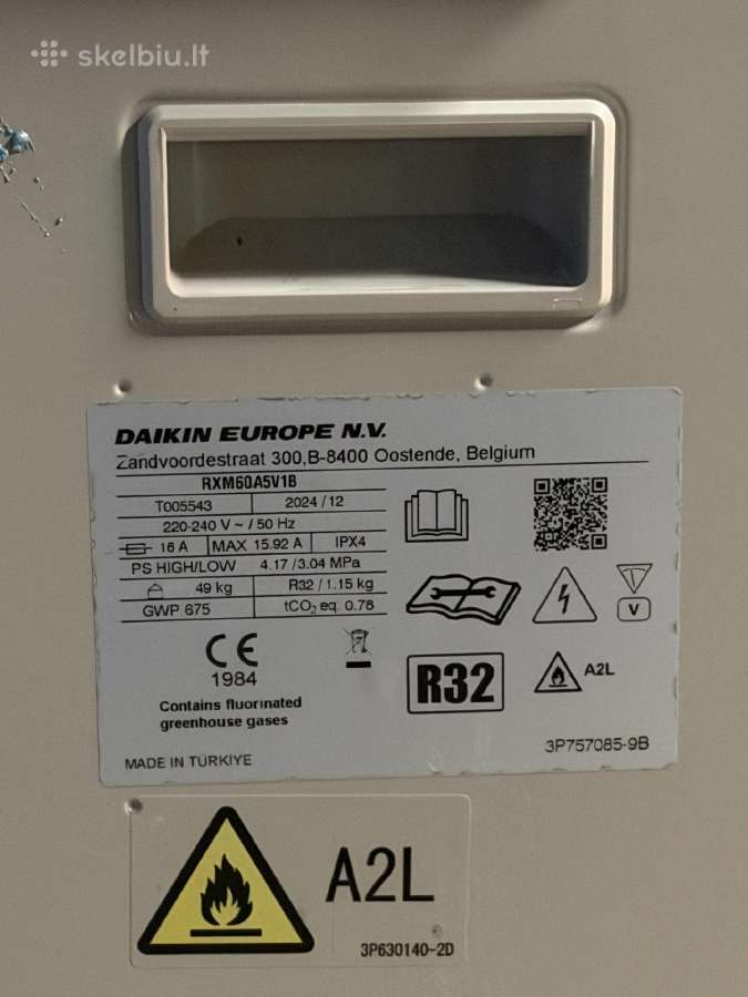 Daikin Rxm60a5v1b kondicionieriaus išorinis 6.0 kw - nuotraukos Nr. 5