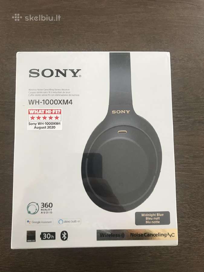 Sony Wh-1000xm4 Ausinės Naujos