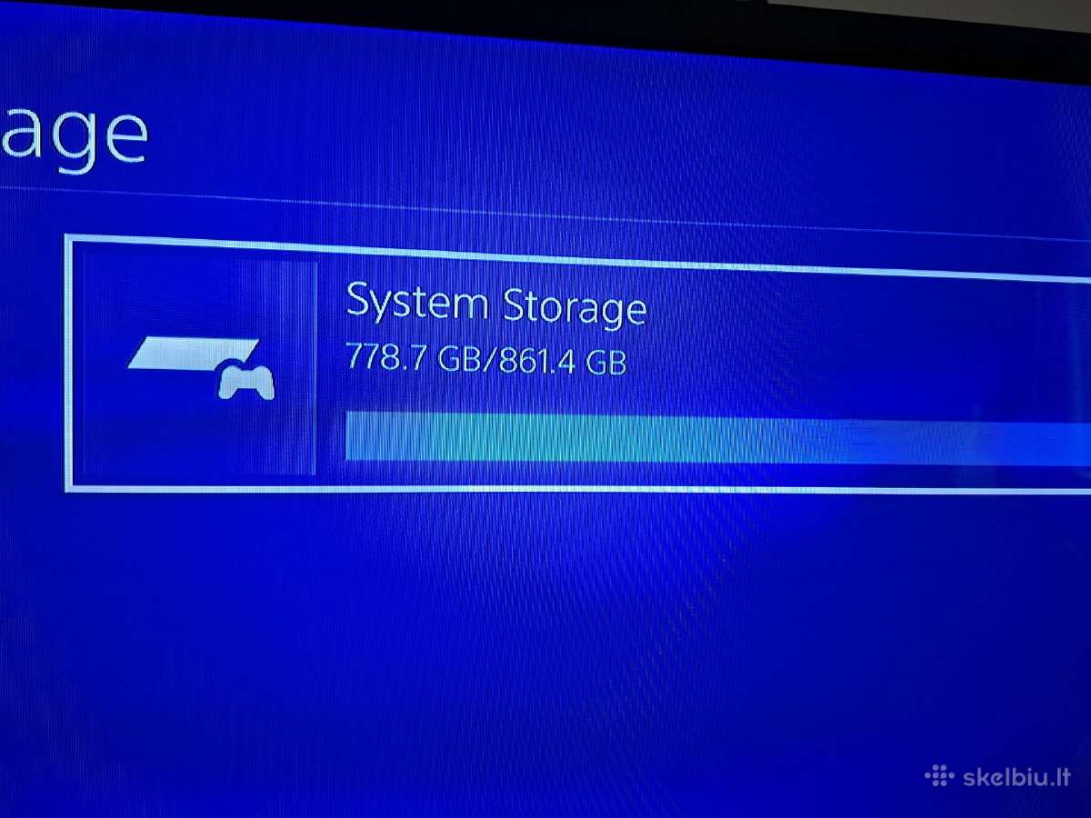 Ps4 Atrista 9.00 1tb su geriausiais zaidimais - nuotraukos Nr. 5