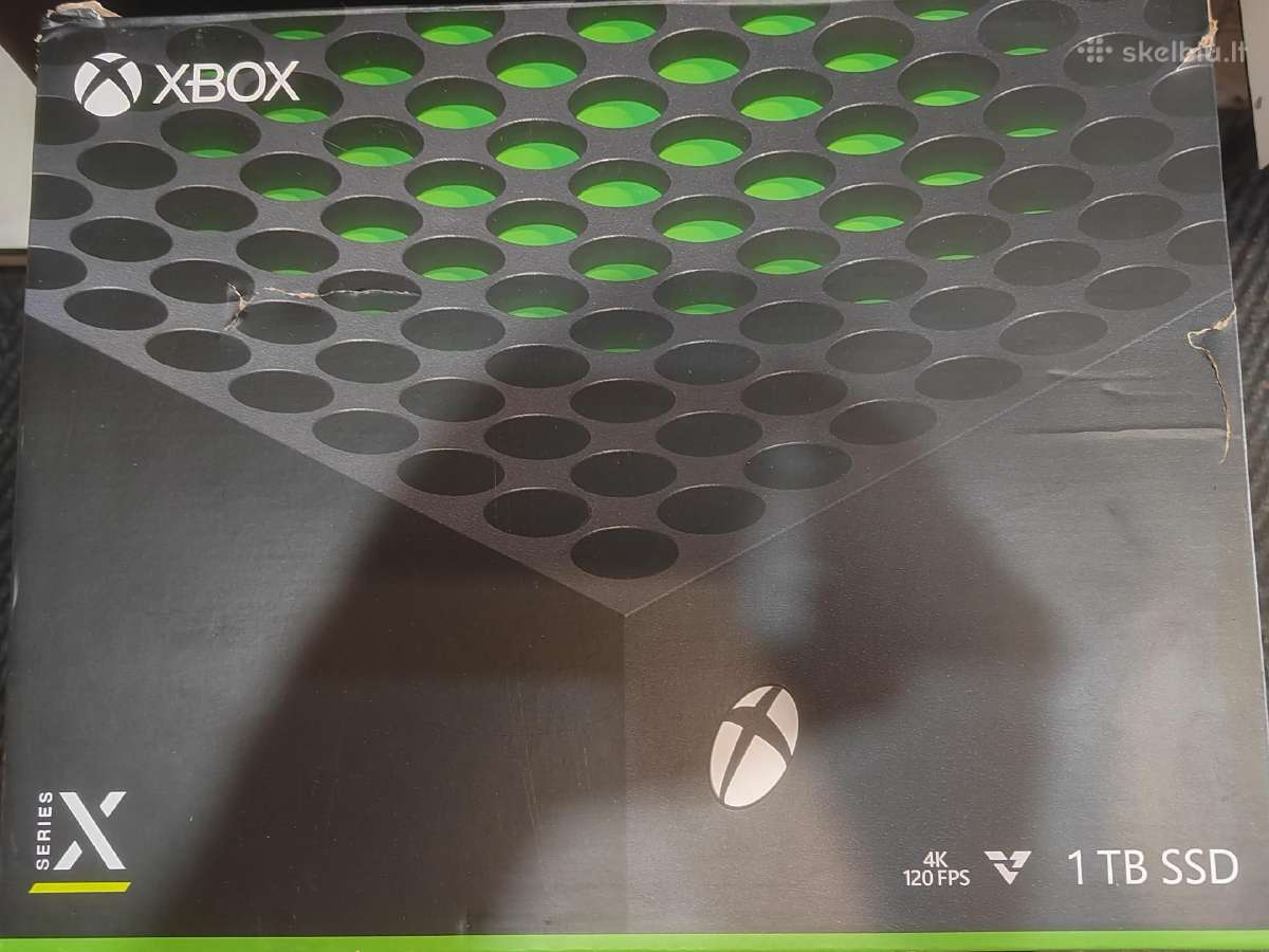Xbox X series Black 1tb su garantija