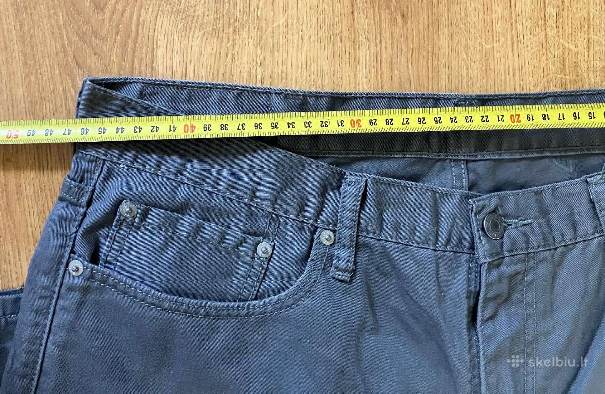 Puikios būklės pilki džinsai Levi's (38x32) - nuotraukos Nr. 4