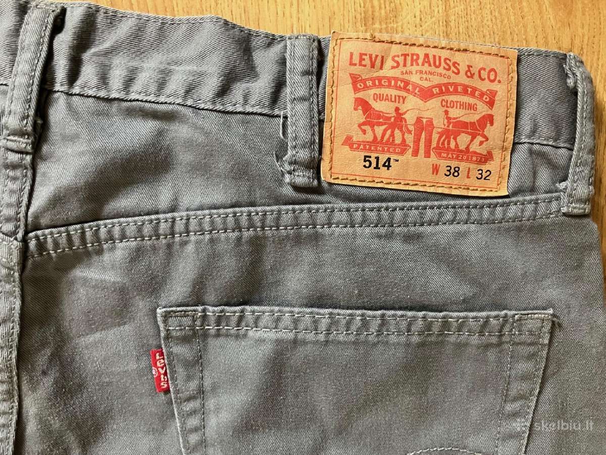 Puikios būklės pilki džinsai Levi's (38x32) - nuotraukos Nr. 2