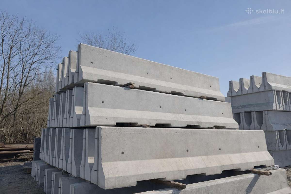 Betono atitvaras Surenkamieji betoniniai barjerai - nuotraukos Nr. 5