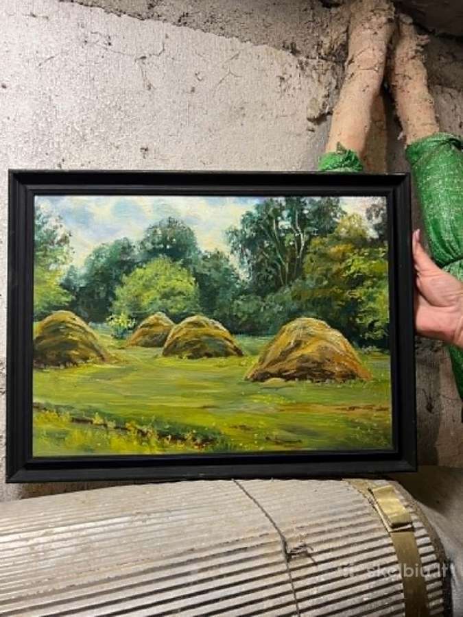 Aliejumi Tapytas Paveikslas Panevezyje