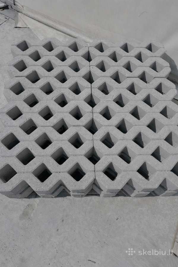 Ažūrinės trinkelės betoninės plyteles senukai - nuotraukos Nr. 3